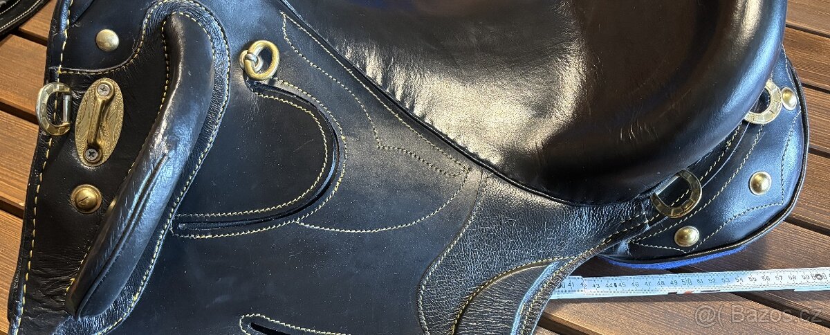 Australské sedlo bez hrušky černé - 16