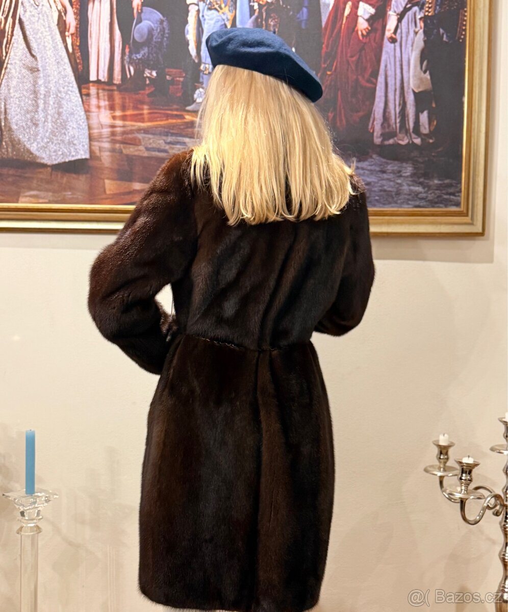 Luxusní norkový kožich - 16
