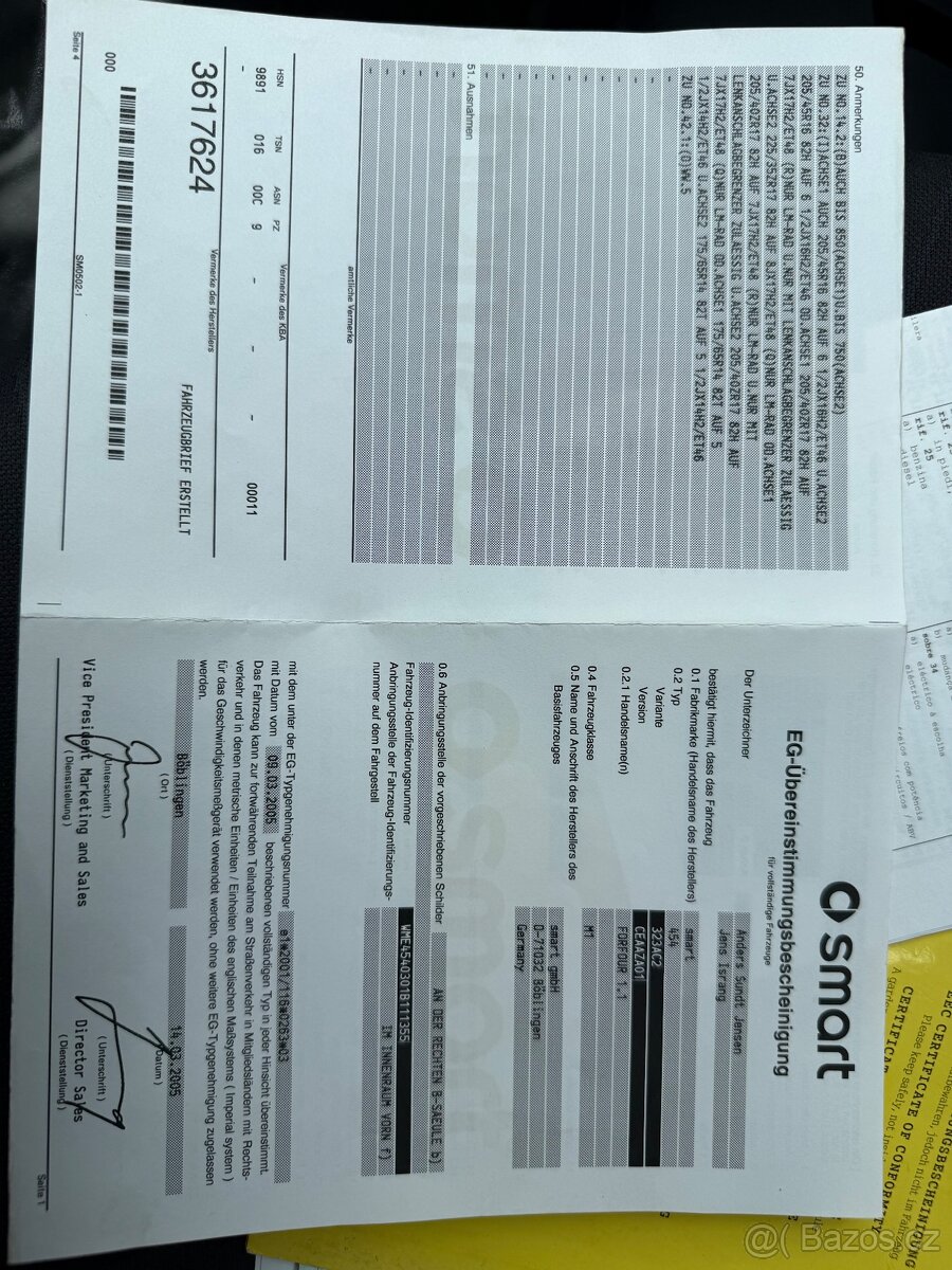 SMART Forfour 1.1 55kW - r.v. 10/2005 - náhradní díly - 16