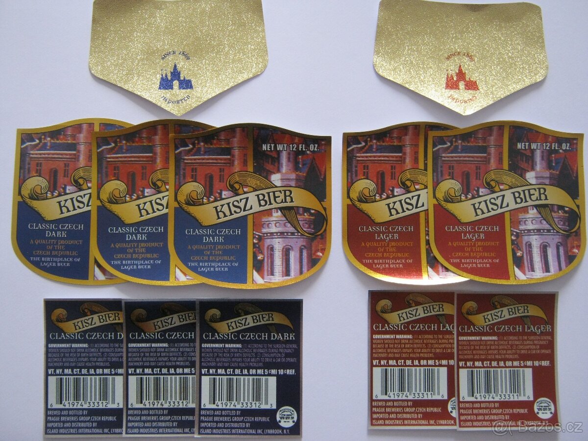 pivní etikety Praha Smíchov Staropramen sbírka 1050ks - 16