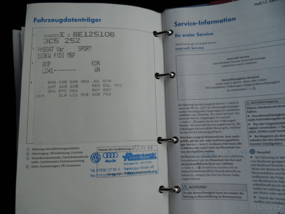 VW Passat B6 2.0 TDI 103KW Sportline,Xenon,Navi - 16