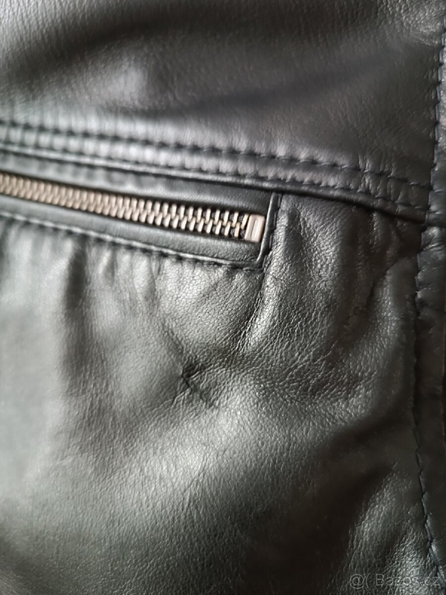 Pánská kožená bunda Brixton, XXXL. - 16