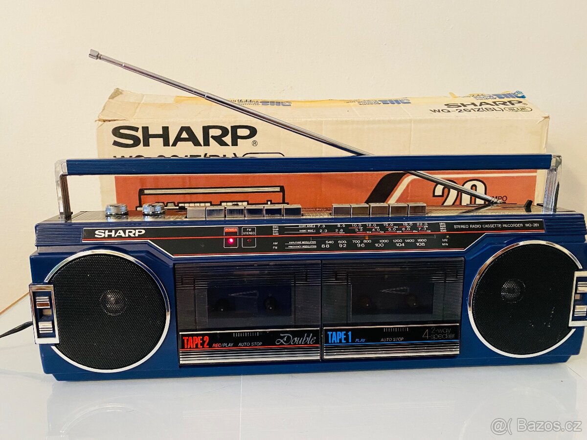 Radiomagnetofon/boombox Sharp WQ-261Z, rok 1985 - 16