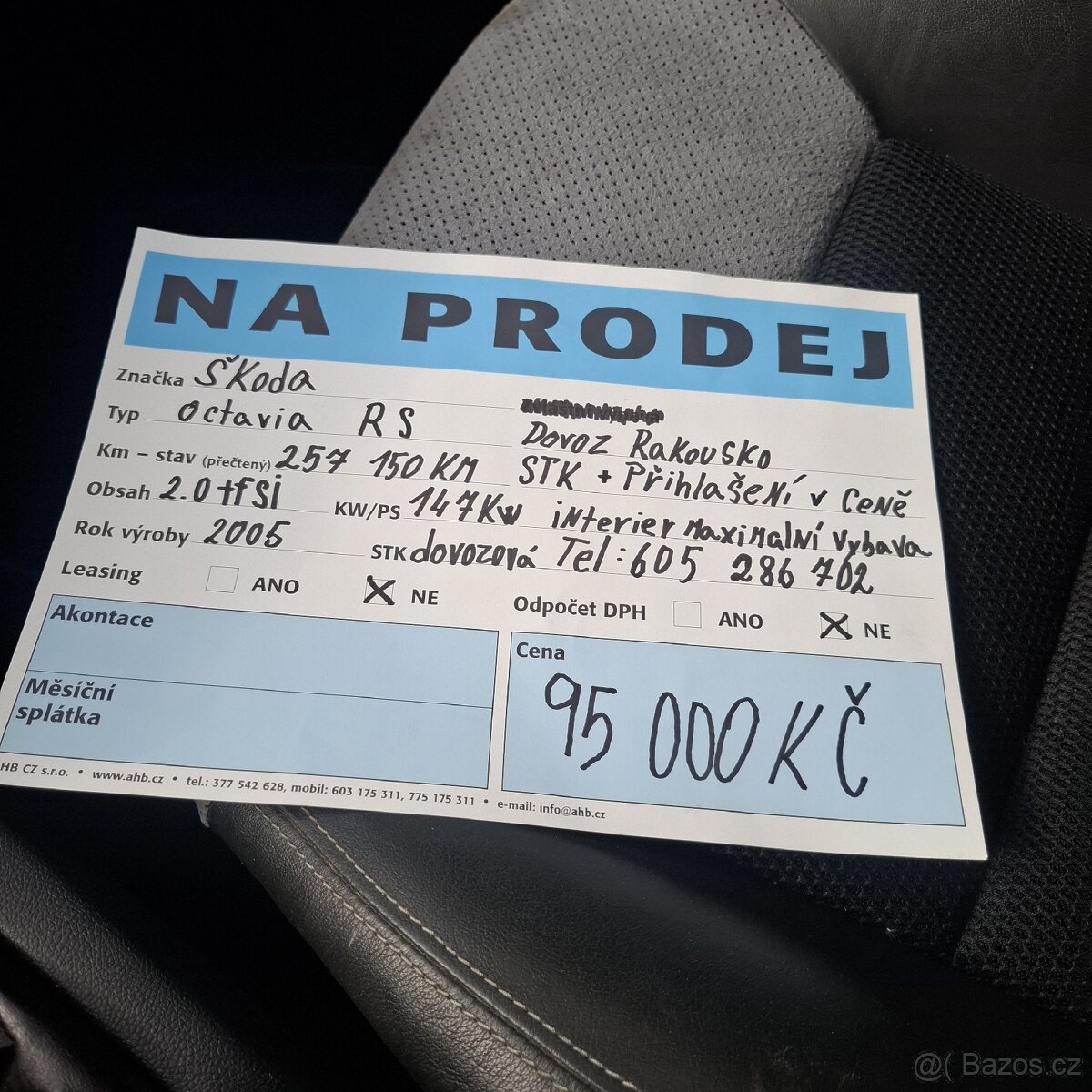 Škoda octavia 2.0 benzin rs - 16