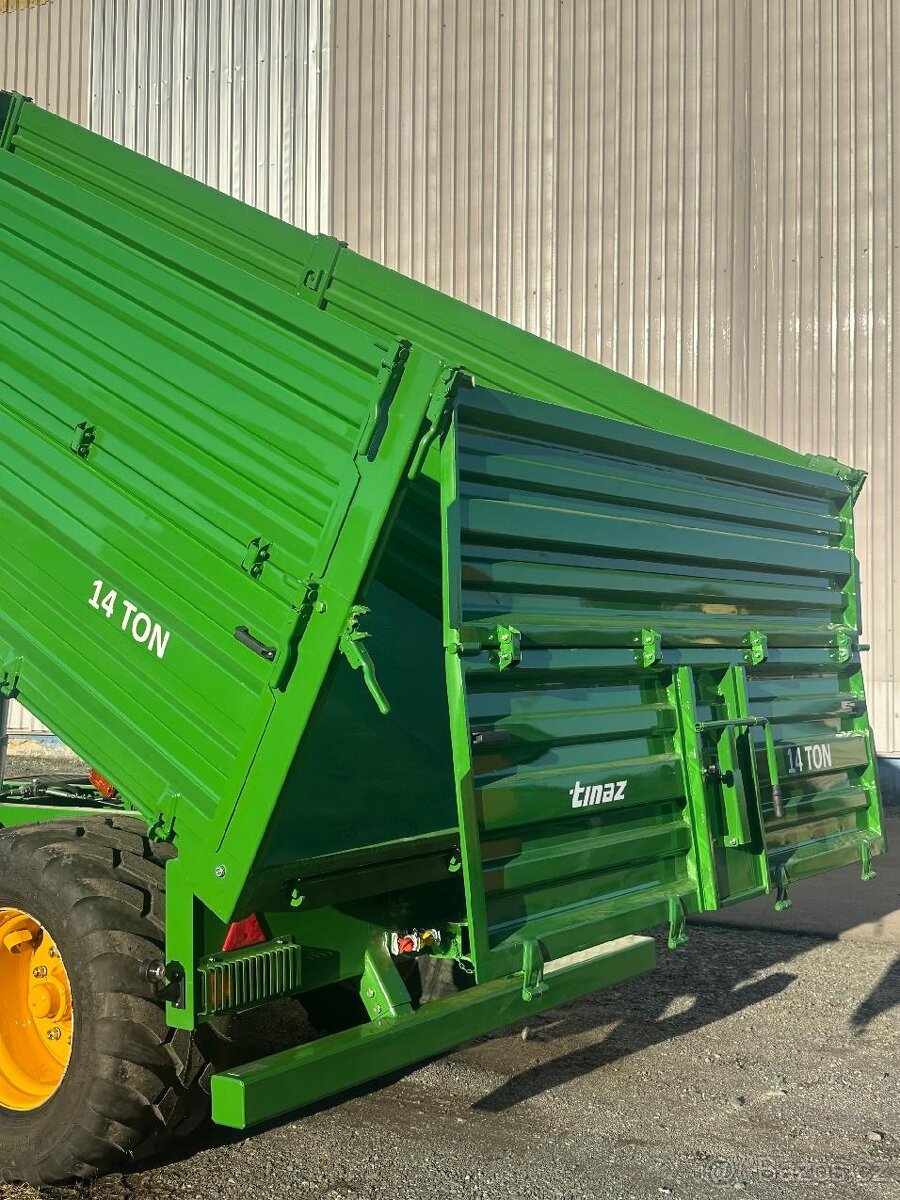 Traktorový návěs TINAZ, nosnost 10,12, 14t - 16