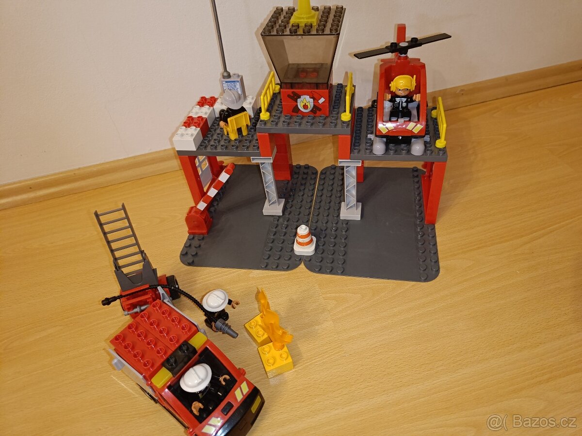 Stavebnice hasiči, policie, nemocnice - pasuje na Lego Duplo - 16