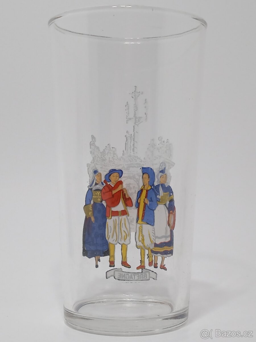 6x Sklenice od francouzské retro hořčice - 16