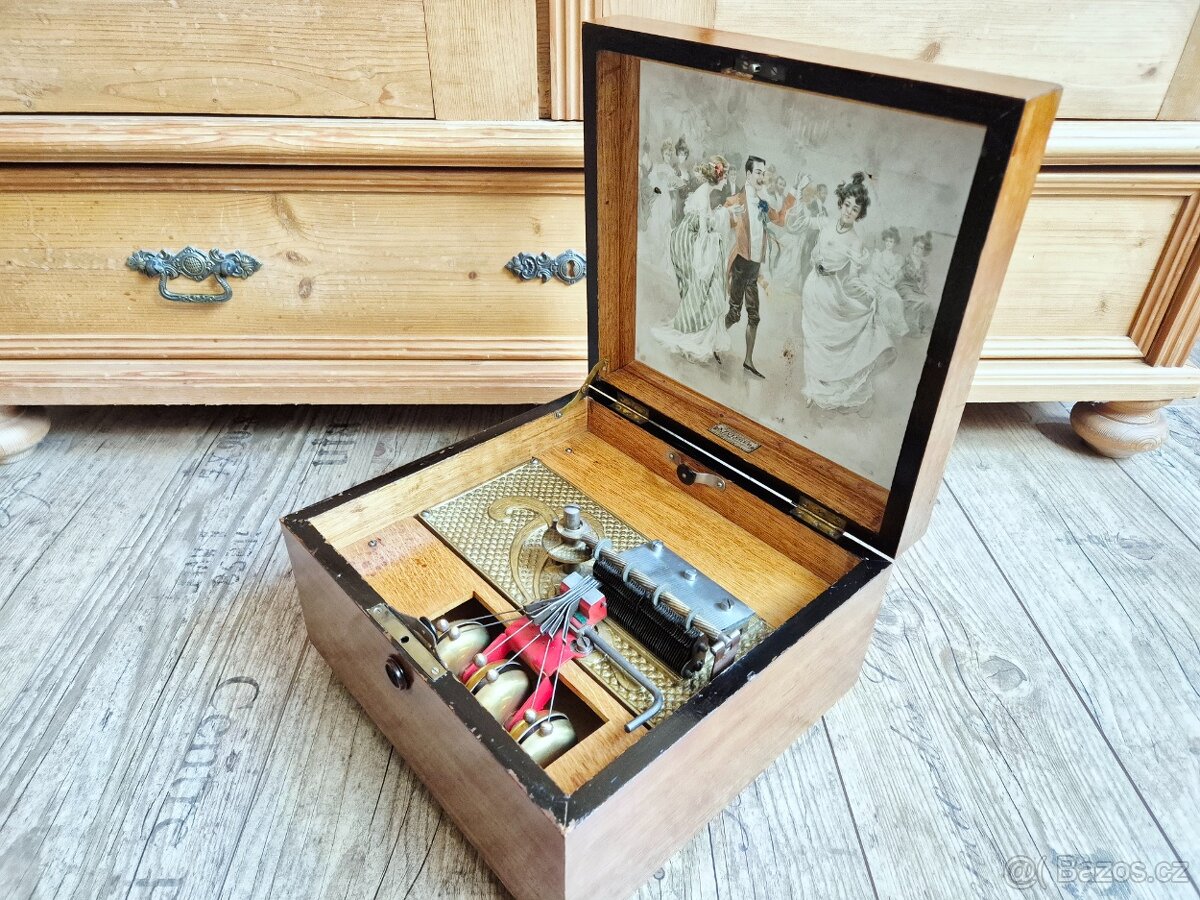 Starožitný hrací stroj Kalliope Musikwerke AG, 1898 - 16