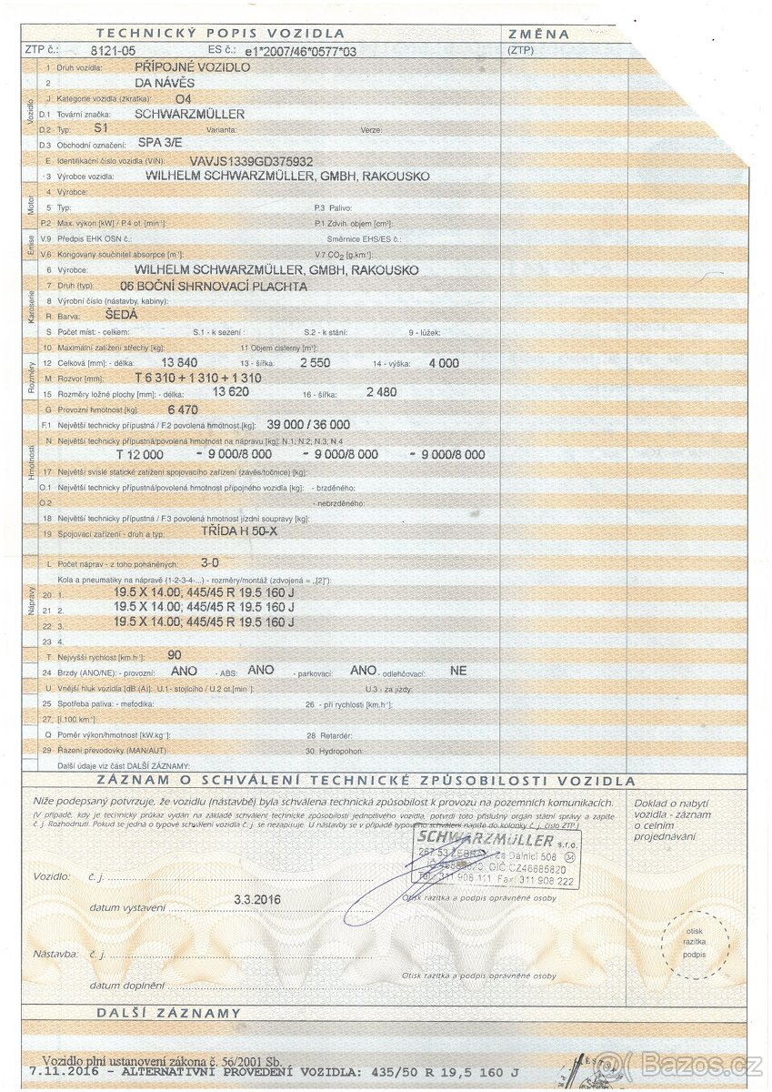 SCHWARZMÜLLER SPA 3/E MEGA - 16