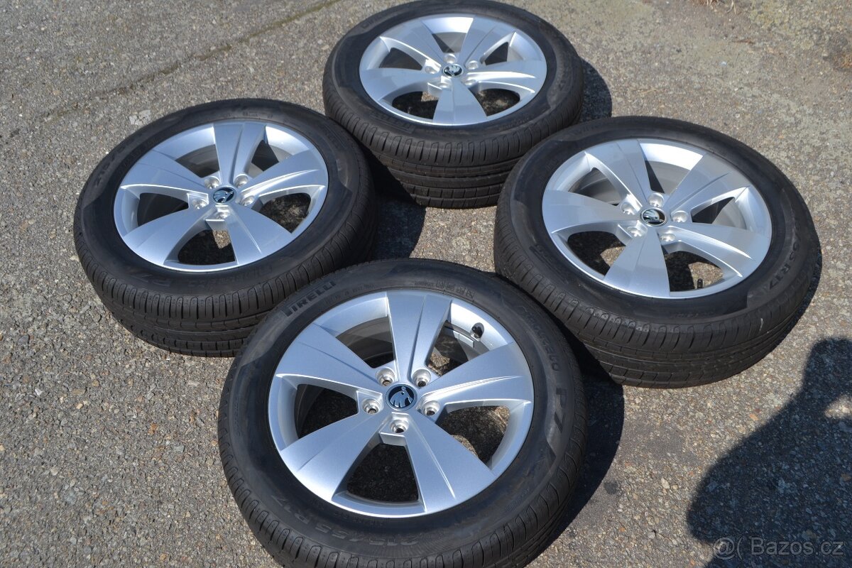 Š.Superb III, VW Passat B8- NOVÝ letní Alu komplet 215/55R17 - 16