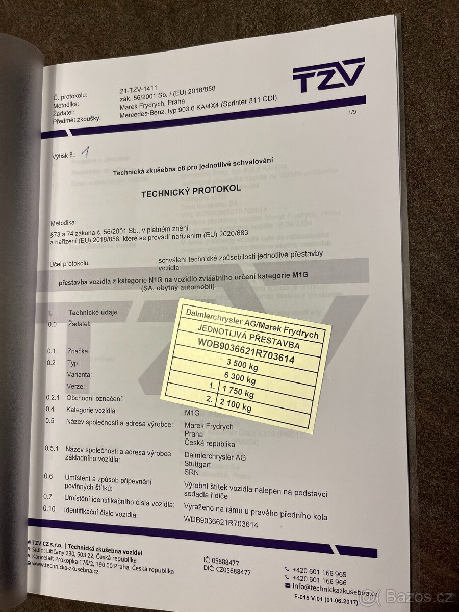 Sprinter 4X4, expediční, offroad - 16