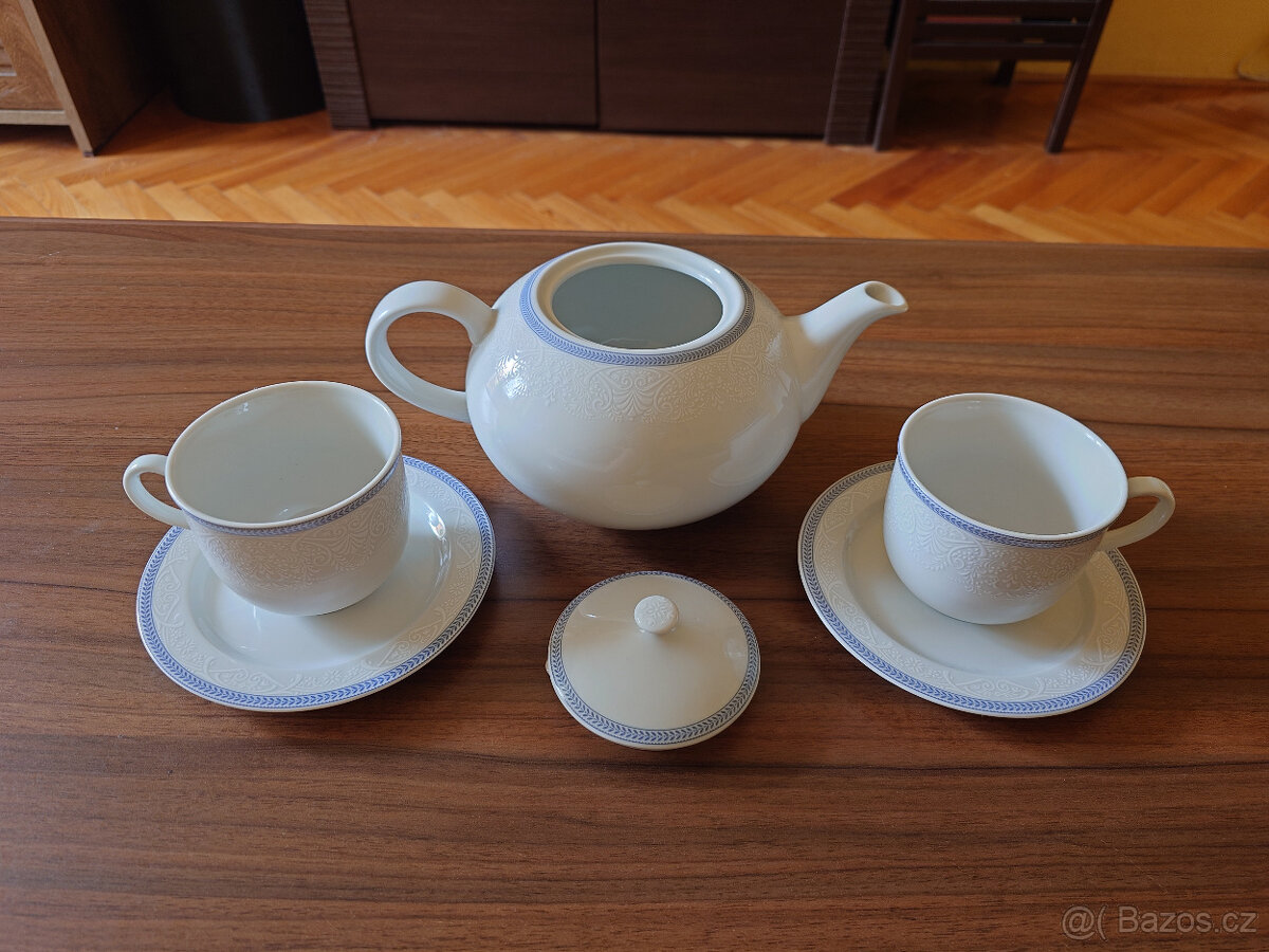 Čajový set karlovarského porcelánu, Thun - 16
