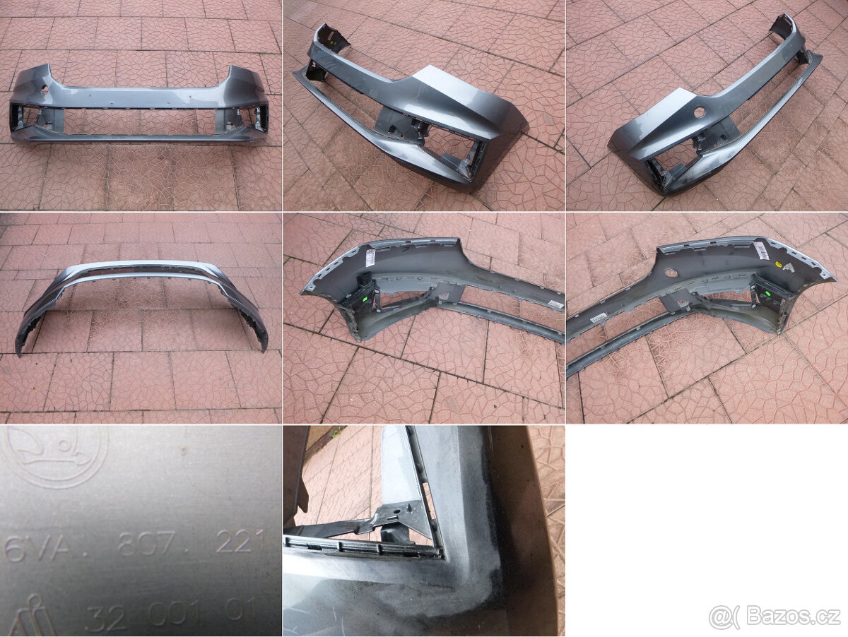 Škoda Fabia 4 IV nárazník 6VA807221 blatník čelo kapota - 16