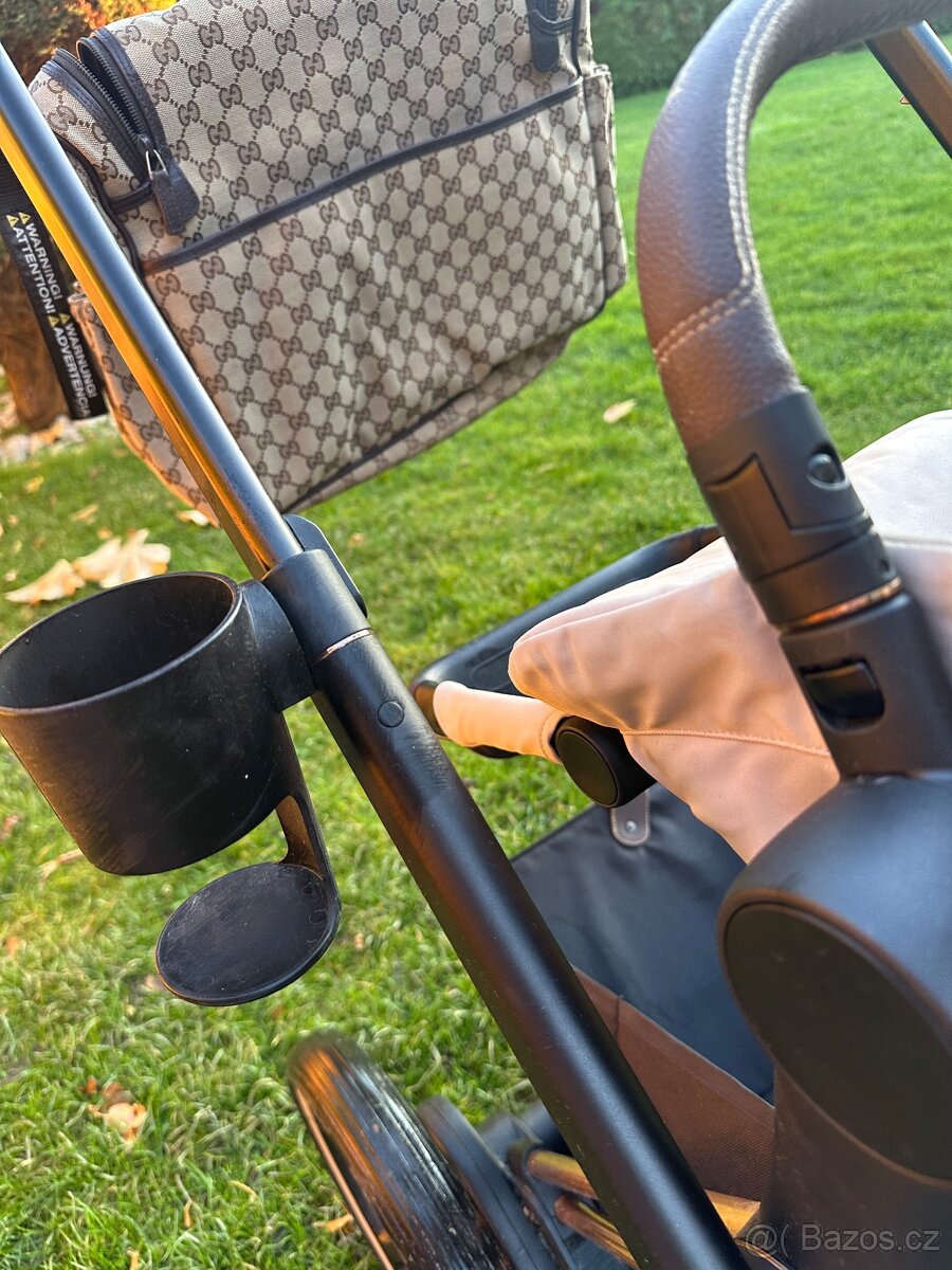 Cybex e-Priam rosegold Simply flowers beige - 16