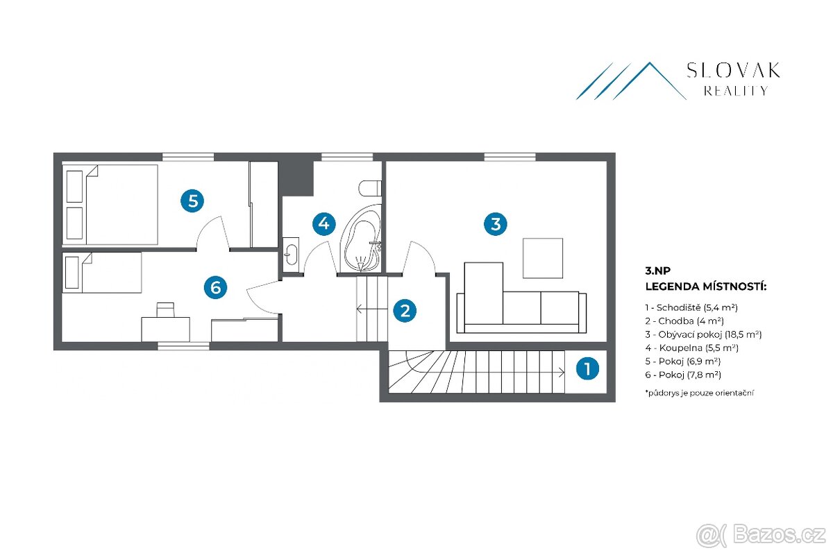 Pronájem bytu 4+kk v Příboře - 16