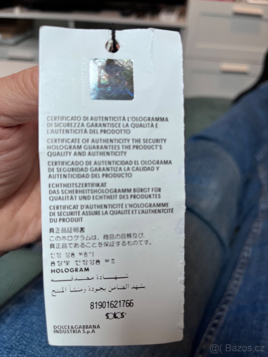 Pánské džíny D&G DOLCE&GABBANA vel. 34 - 16