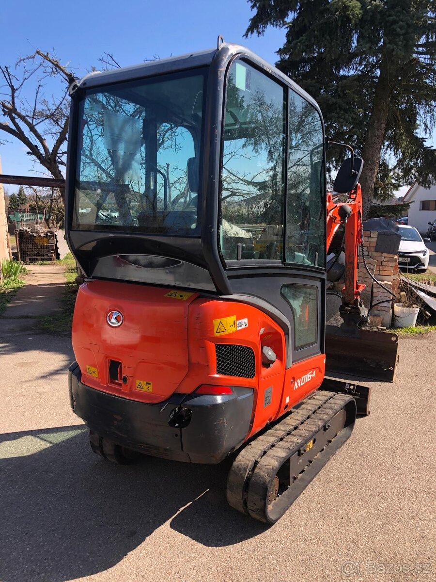 Prodám minibagr Kubota KX 16 - 16