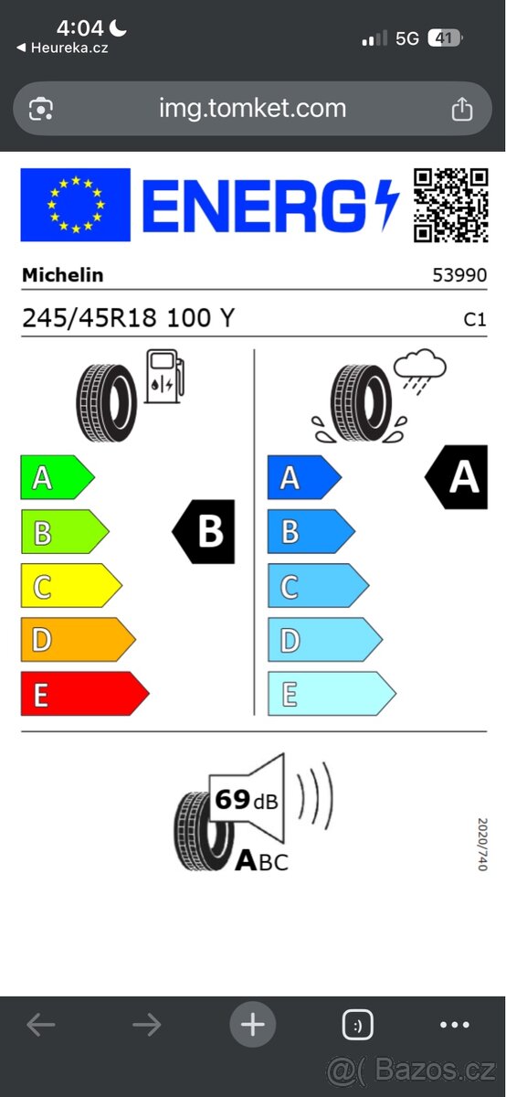245/45 R18 MICHELIN letní - 16