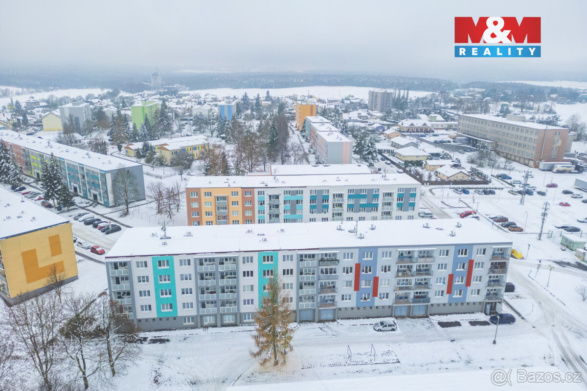 Pronájem bytu 2+1, 58 m², Kaznějov, ul. Školní - 16