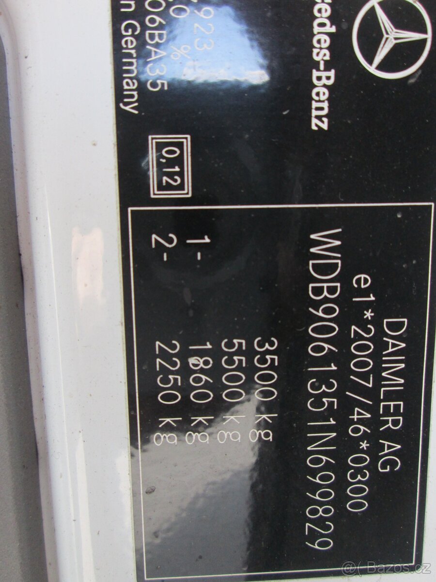 Mercedes Benz Sprinter 316CDi hydraulická sklápěcí plošina - 16