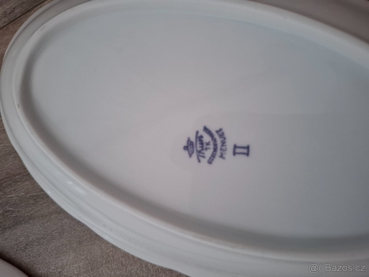 Porcelánový servírovací set Czechoslovakia - 16