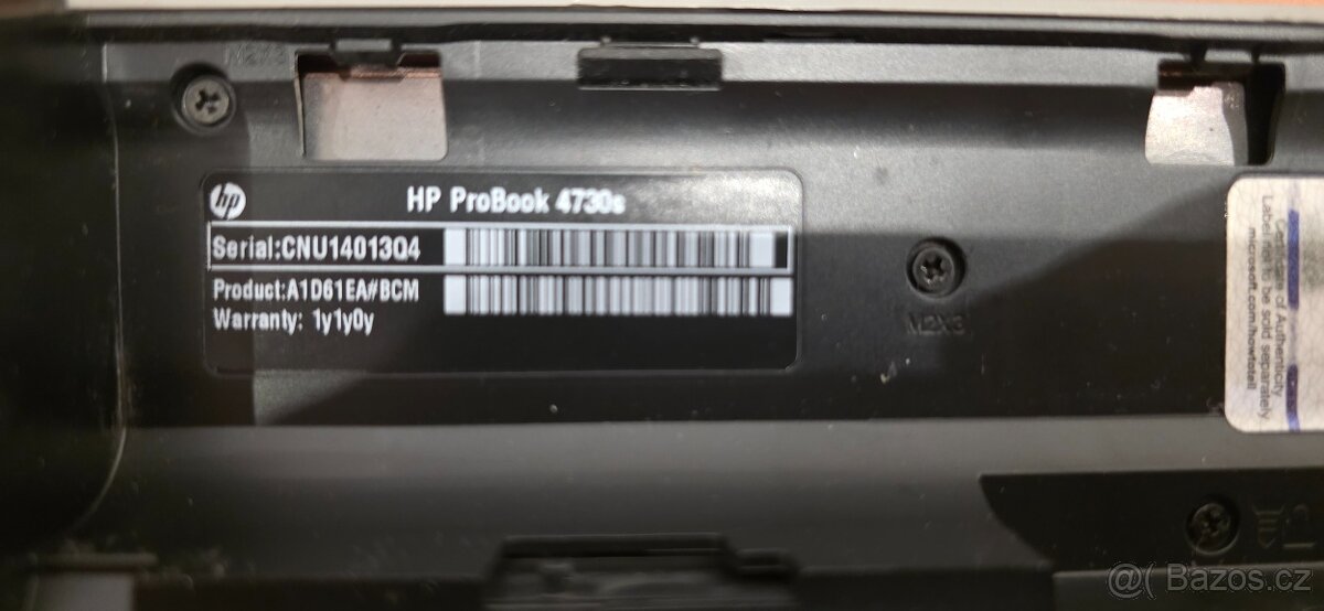 Notebook HP Probook 4730s, i5, 8GB, 640GB, nová baterka - 16