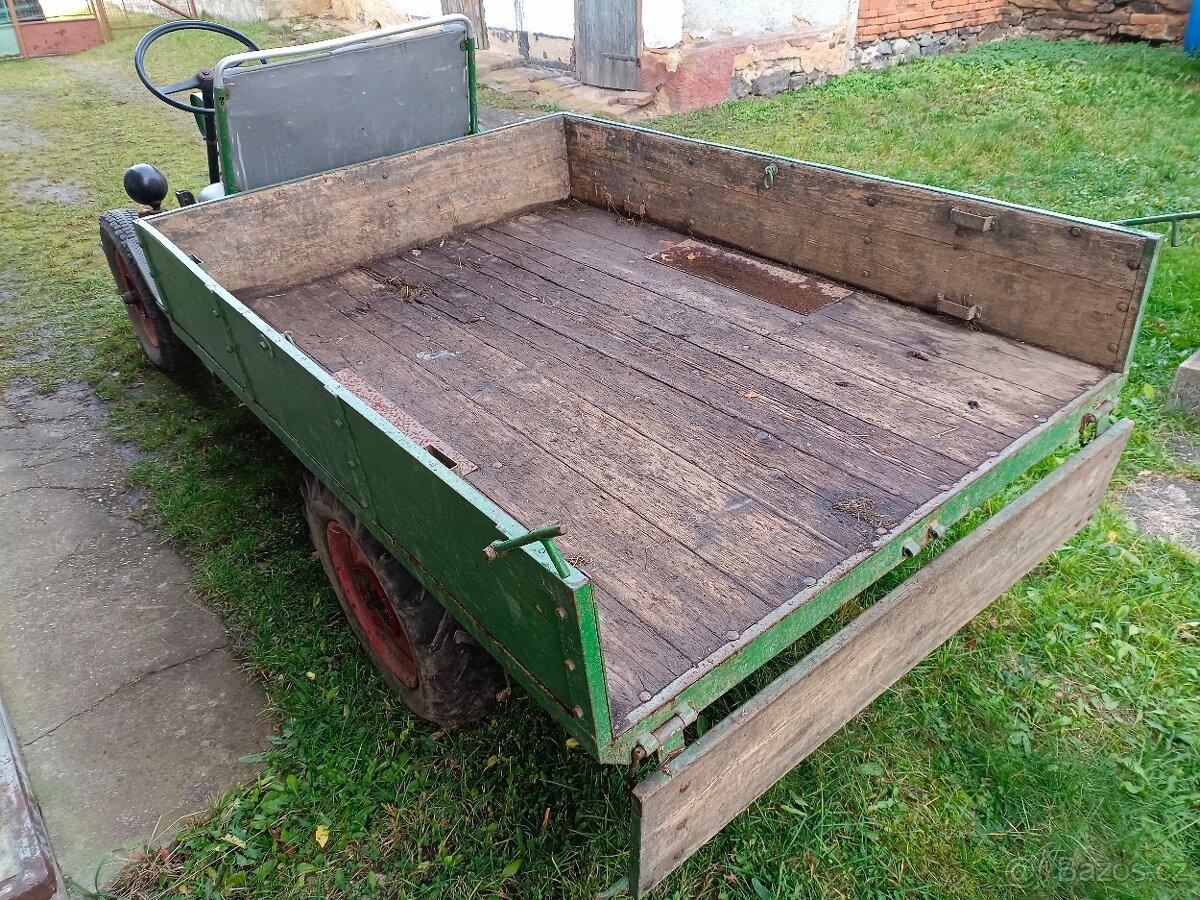 traktor traktůrek malotraktor korba předválečný Opel - 16