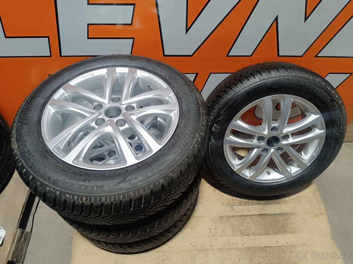 ALU kola Oxxo, 6,5x16'' 5x112+zimní pneu 205/60R16 - 16
