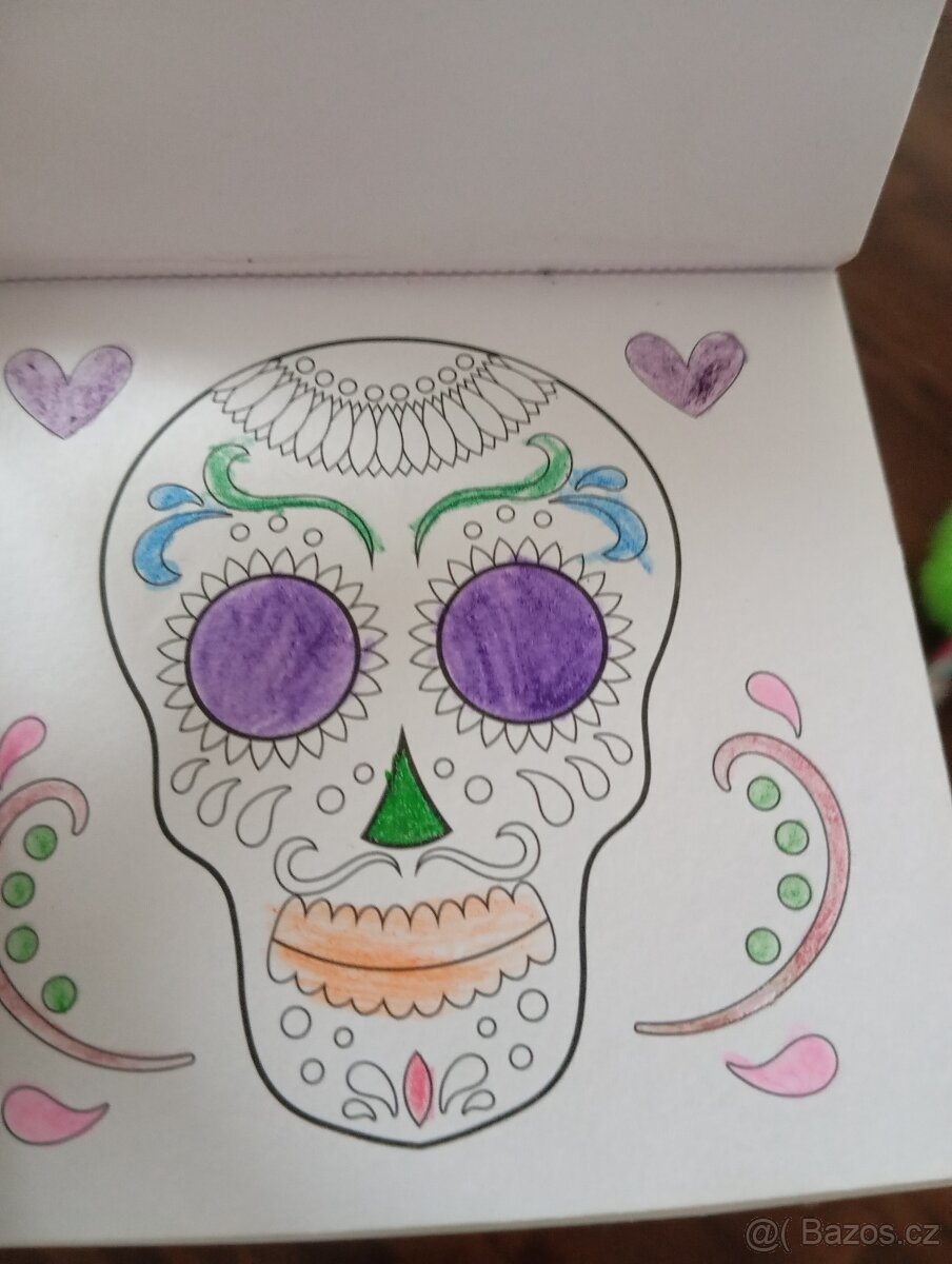 Dětská dívčí sada - deníčky, omalovánky pastelky - 16