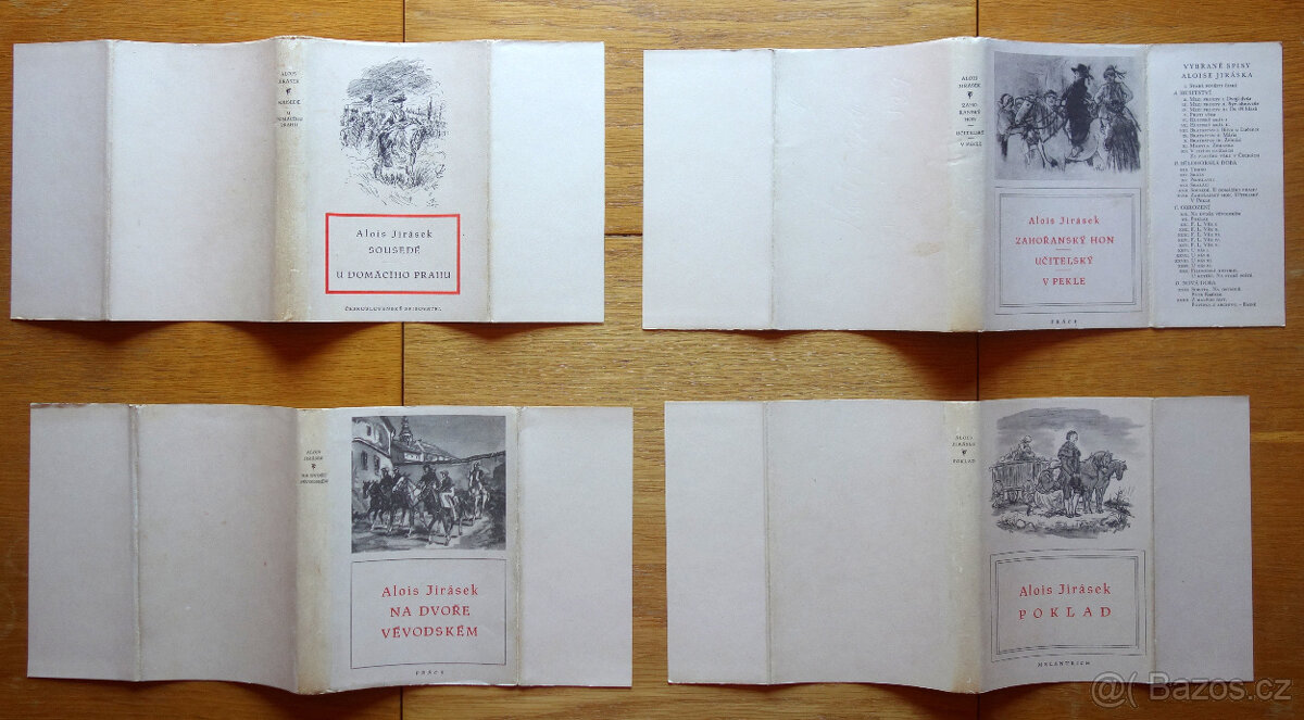 Alois Jirásek: 32 knih - soubor díla /1949 - 1958/+ 3 BONUS - 16