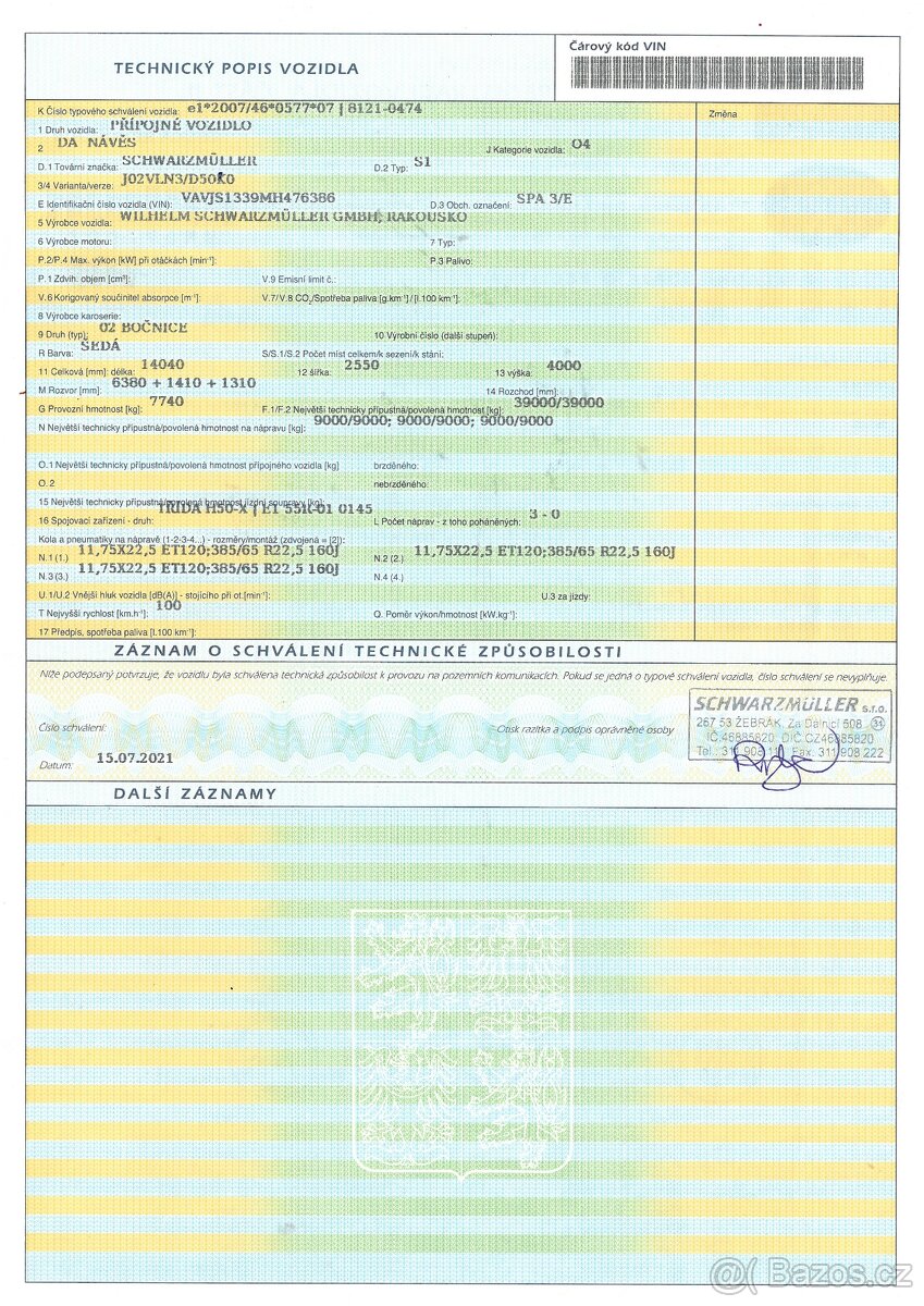 SCHWARZMÜLLER SPA 3/E - Posuvná podlaha 92 m3 - 16