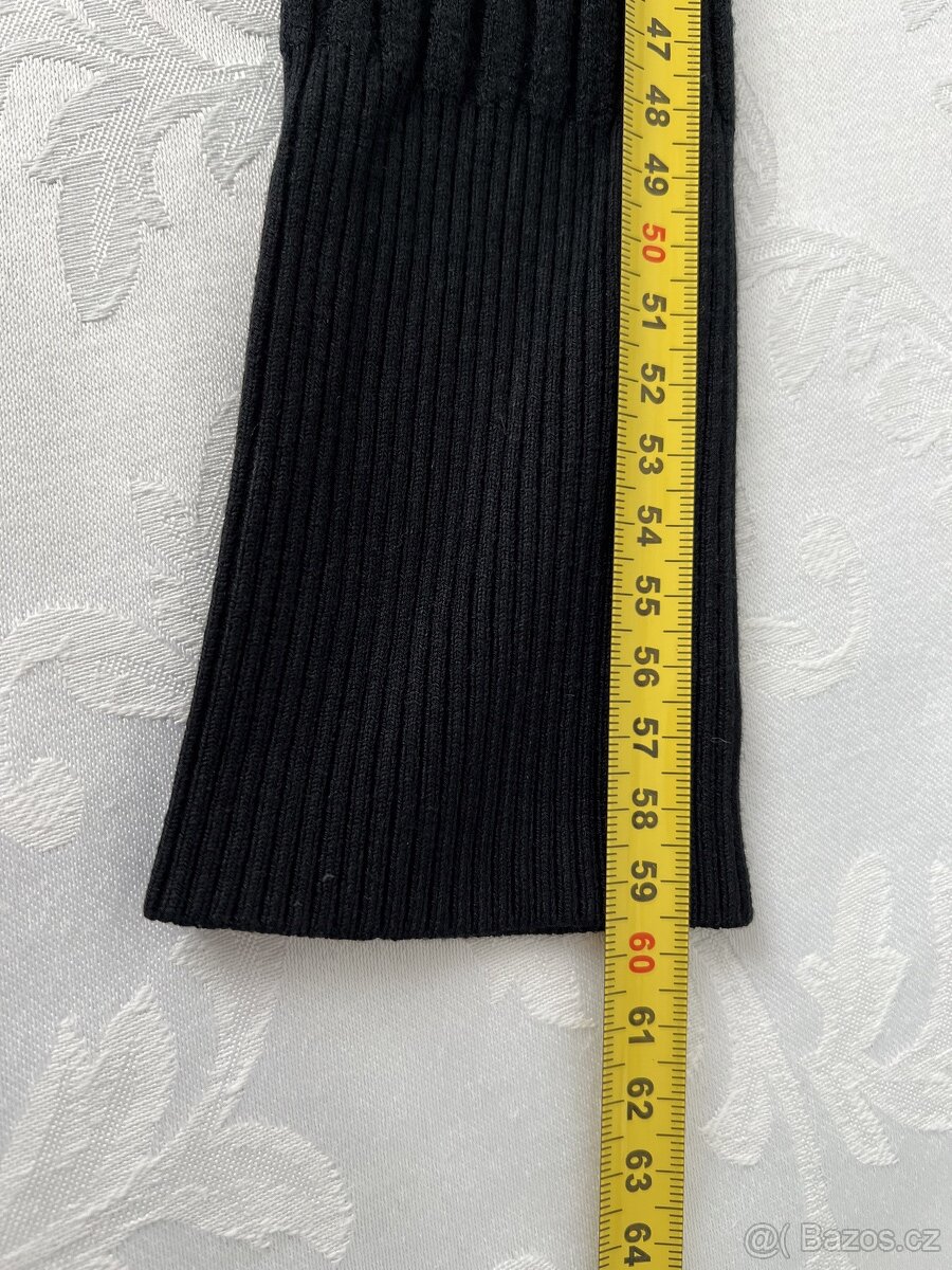 Dáms. černý top/tričko/svetřík s dl. ruk. a výstřihem – M/L? - 16