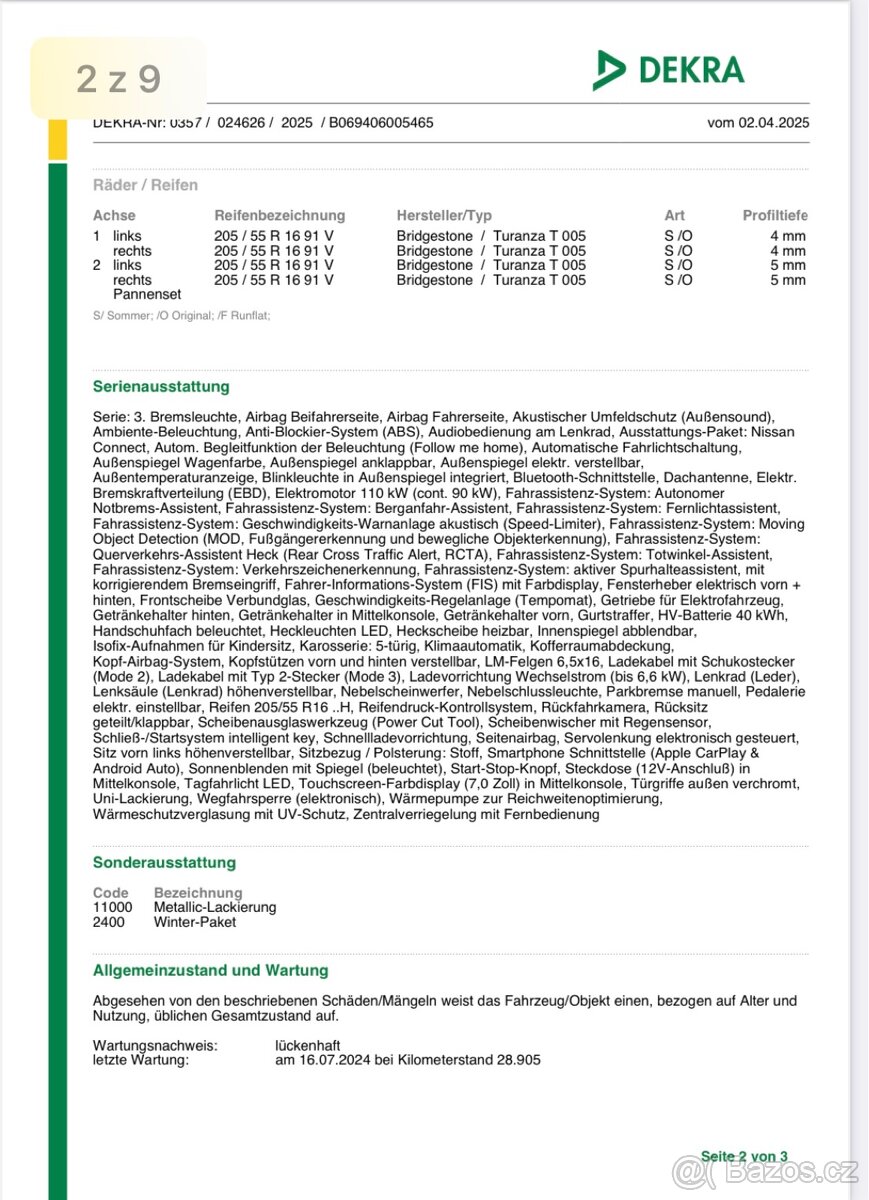 Prodám Nissan LEAF, 40 kWh Acenta - 16