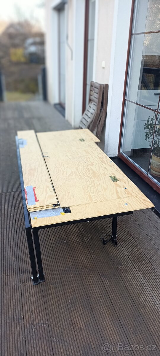 Univerzální rozkládací postel do dodávky - 16