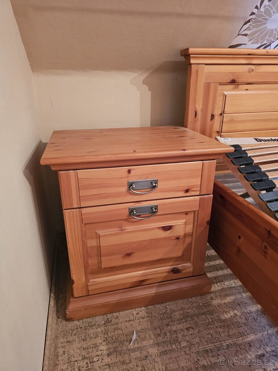 Jitona Malta ložnice 2 x komoda Celodřevěná - 16