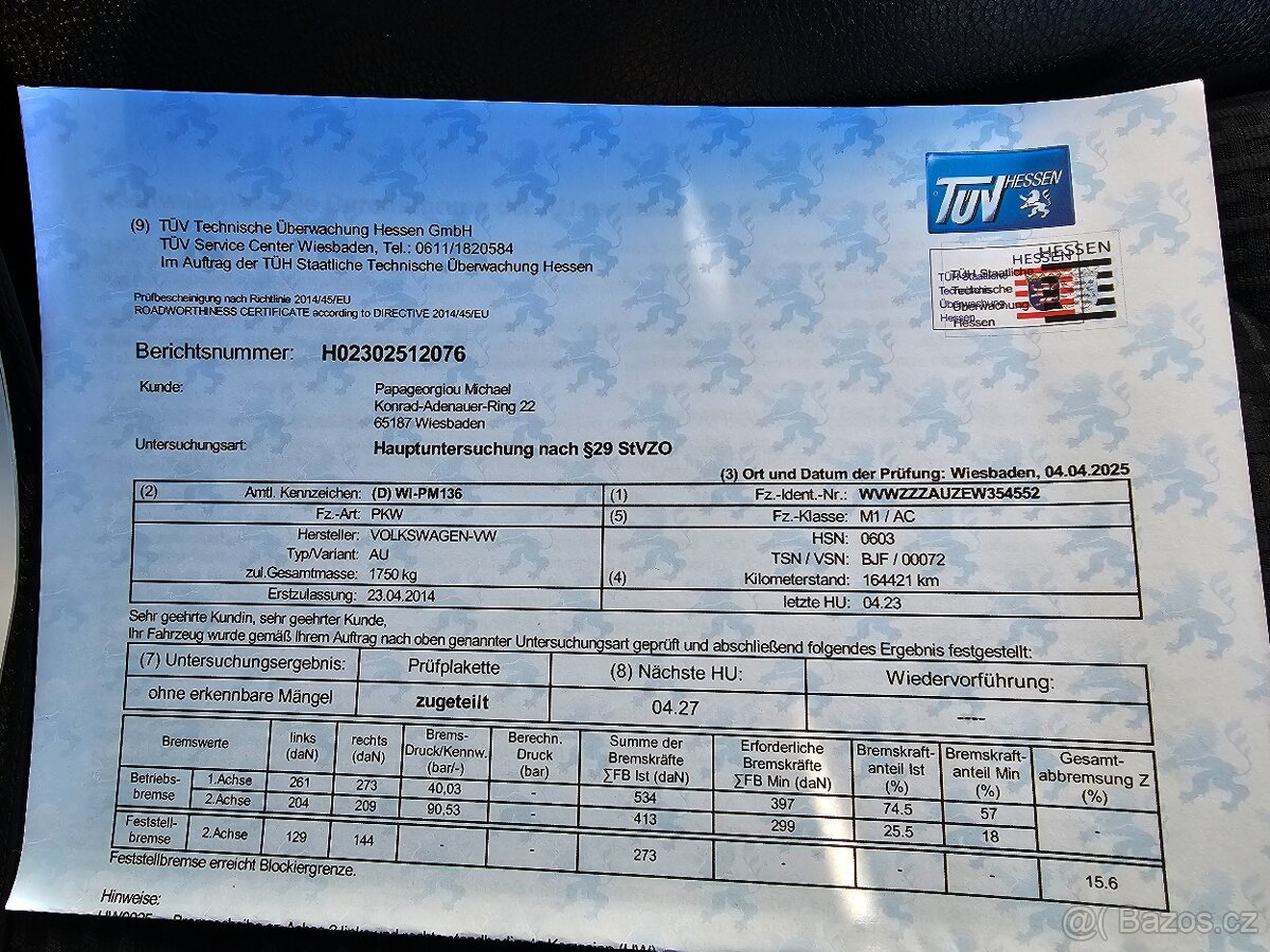 Golf VII 1,4TSi 90KW Highline 2014 NAVI, DAC, ALU, STK - 16