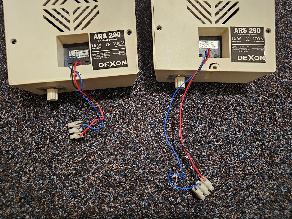 Reproduktory DEXON ARS 290, 100V/15W rozhlas za 300,-Kč/ks - 16
