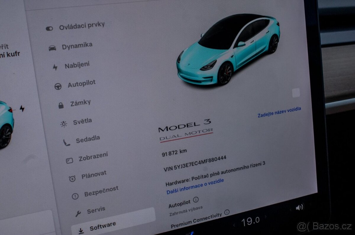 Tesla Model 3 Performance AWD 377KW / PREVERENÉ - 16