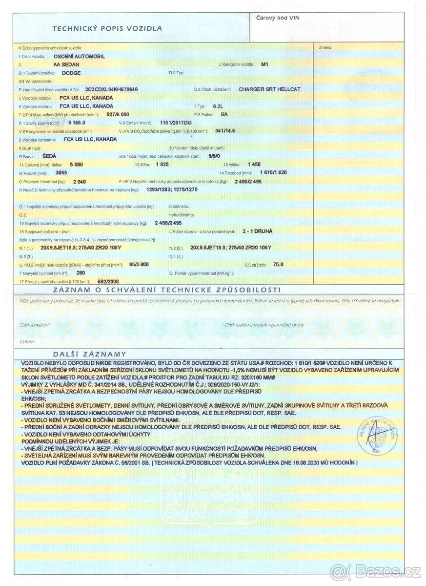 DODGE CHARGER SRT HELLCAT - 16