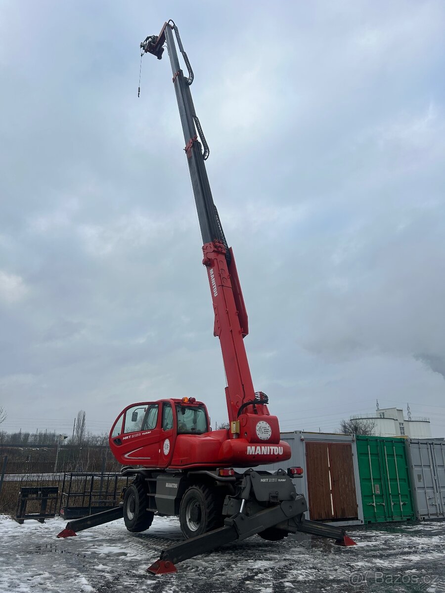 Teleskopický manipulátor, přeprava strojů - 16