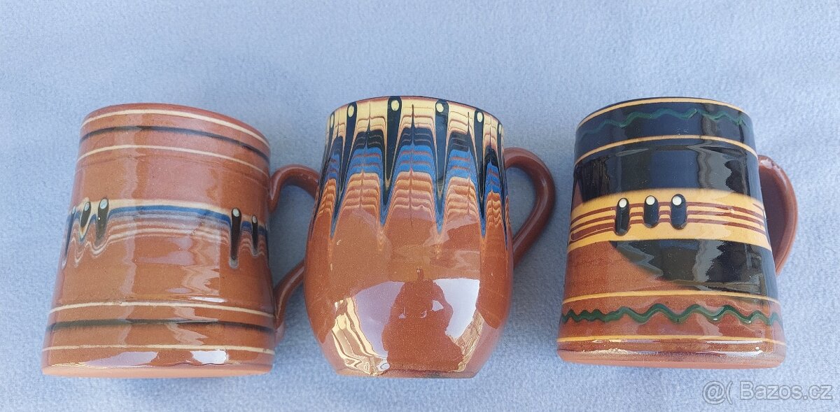 Bulharská keramika - talíře, tácy, hrnky, karafa ... - 16