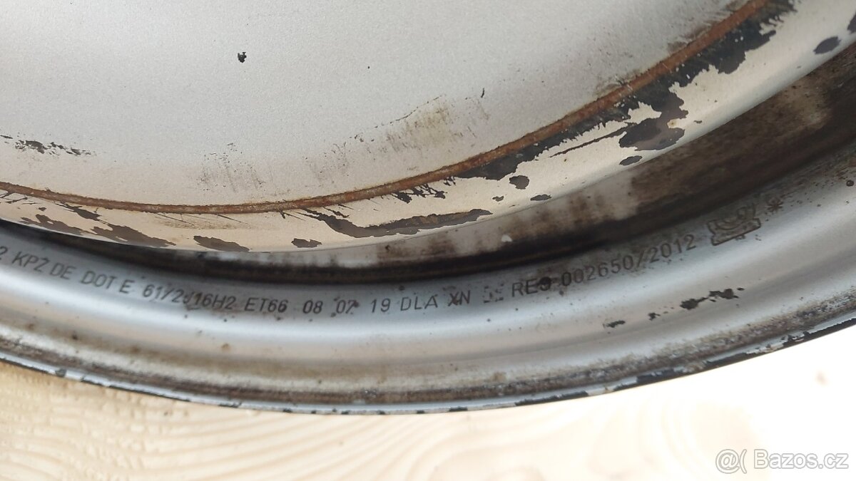 1ks Disk Renault Master 6,5x16 ET66 Stříbný - 16