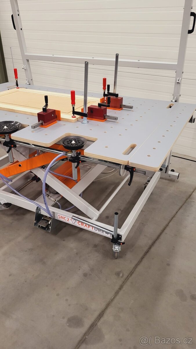Nůžkový stůl SNC - VACU, pracovní stůl, montážní stůl - 16