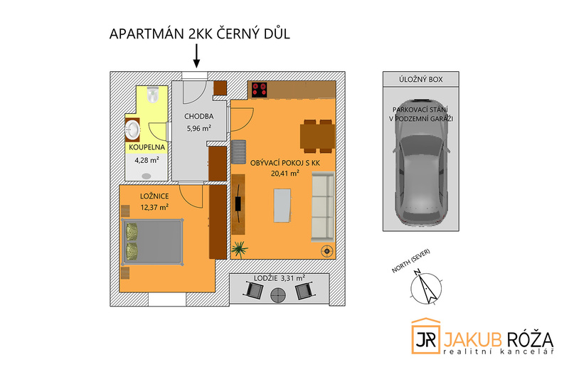 Prodej apartmánu 2kk Černý Důl - 16