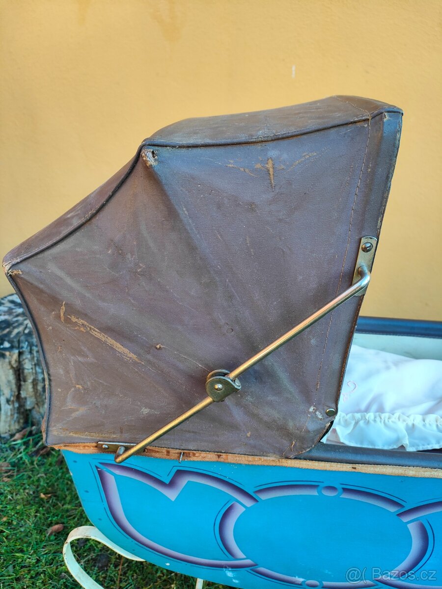 Starožitný kočárek pro panenky PHÖNIX - 16