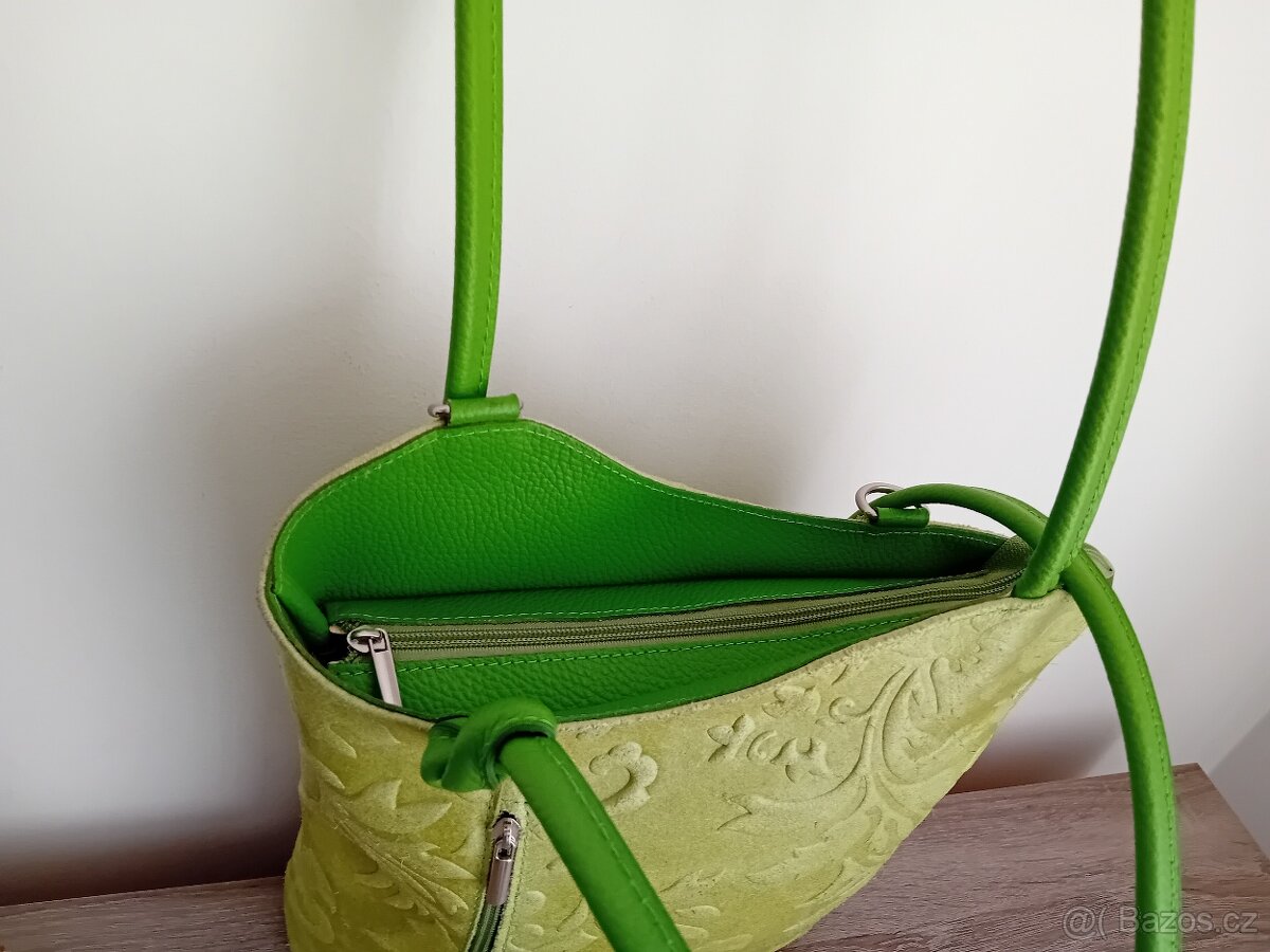 F.Z. Genuine Leather dámská kabelka + batůžek kožená - 16