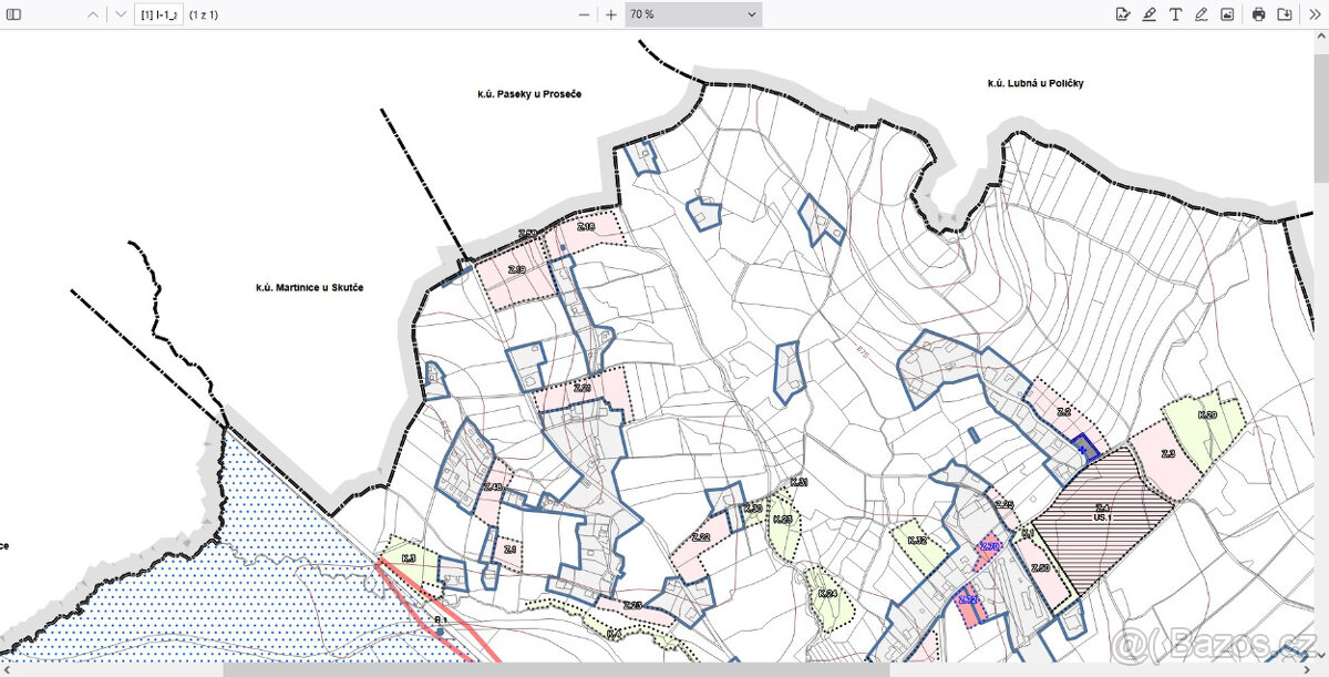 Prodej pozemku 5776 m2 v Borové u Poličky, okr. Svitavy - 16