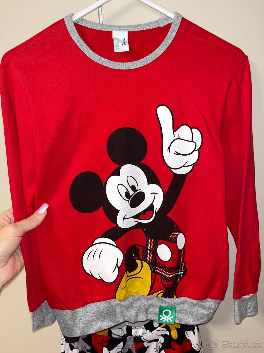 Dětské džíny a mikiny nove Mickey pyzamko - 16