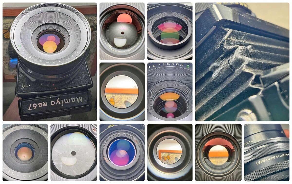 Středoformát Mamiya RB67 Professional S + Sekor C 127mm + Př - 16