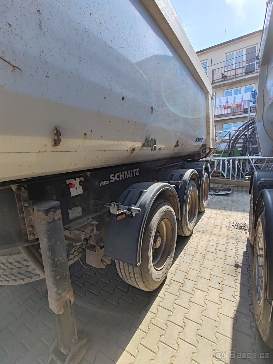 Tahač MAN TGA 18.440 4x2 + sklopná vana SCHMITZ SKI 24 - 16